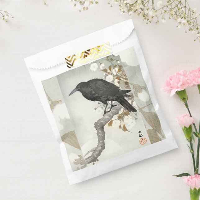 Sacolinha Corvo Koson Japonês Pássaro Corvo (Selado)