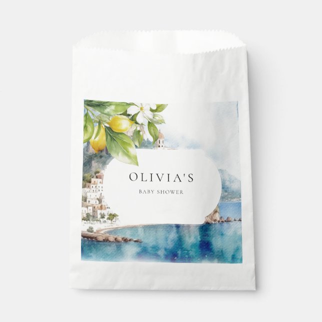 Sacolinha Costeira de Amalfi - Itália Lemon Mediterrânica (Frente)