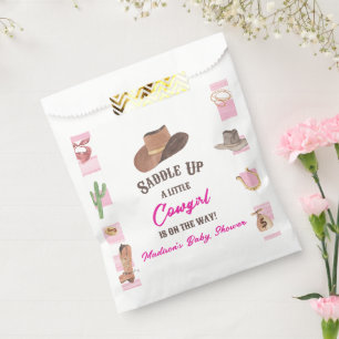 Sacolinha Cowgirl Western Rodeo Wild West Chá de fraldas