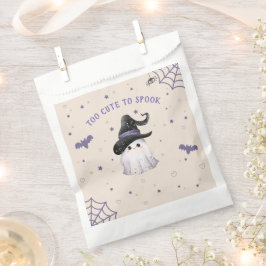 Sacolinha Creme de Festa de aniversário do Fantasma Moderno