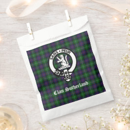 Sacolinha Crest e Tartan do Clã Sutherland