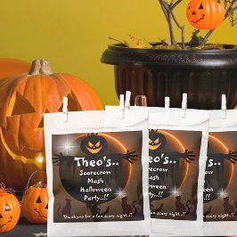 Sacolinha Crianças Espantalho Mash Festa do Dia das Bruxas