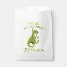 Sacolinha Crianças Namorados engraçados de dinossauros