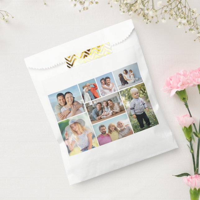 Sacolinha Crie sua própria colagem de 8 fotos (Selado)