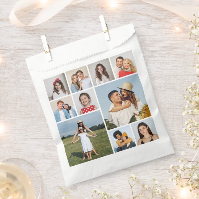 Sacolinha Crie sua própria colagem de fotos (Cortado)