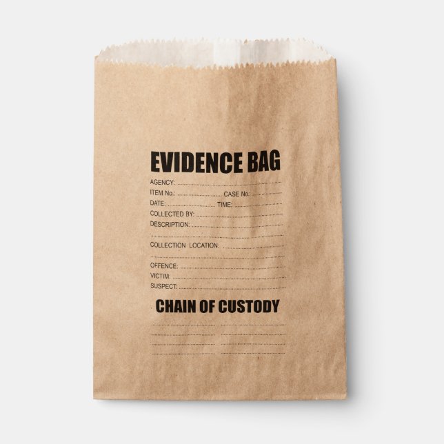 Sacolinha Crime Evidence Bag (Frente)