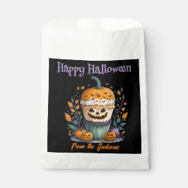 Sacolinha Cupcake de PUMPKIN para o Feliz Halloween WEIRD