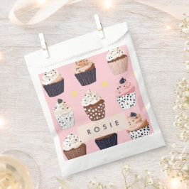 Sacolinha Cupcake doçoso personalizado monograma