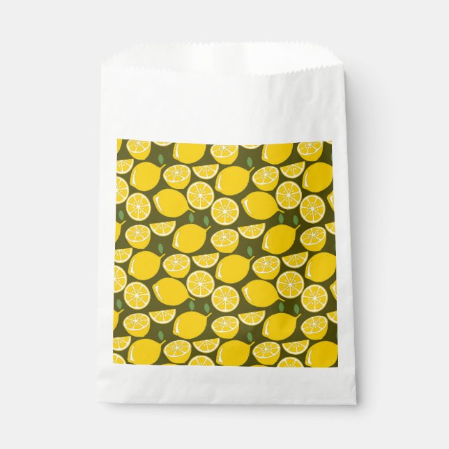 Sacolinha Curta Diversão Moderna de Lemon Yellow (Frente)