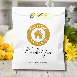 Sacolinha Custom Business Logo And Message Thank You