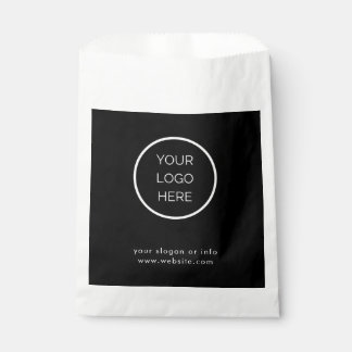 Sacolinha Custom Corporate Business Logo Black Paper Favor B