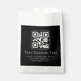 Sacolinha Customizable QR Code & Editable Text Template