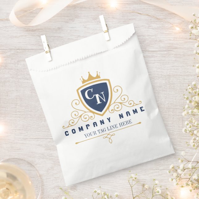 Sacolinha Customize Luxury hotel business or restaurant logo (Cortado)