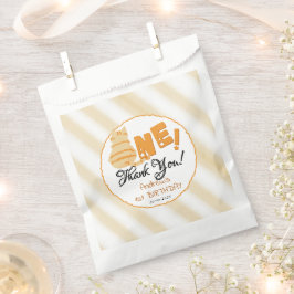 Sacolinha Cute Fat Orange Cat 1st Birthday