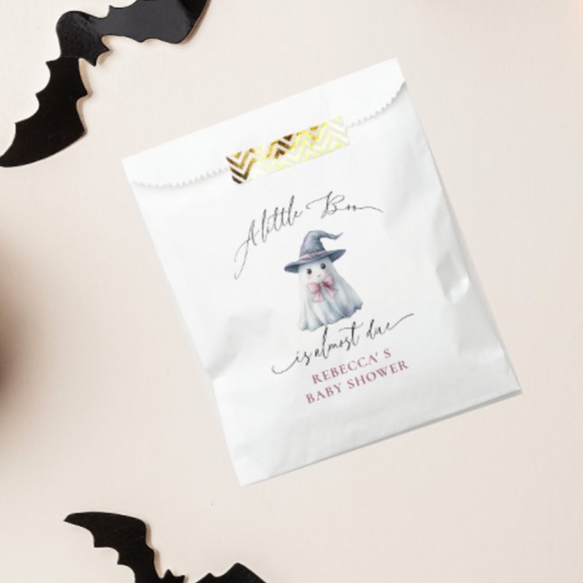 Sacolinha Cute Ghost Pumpkin Boo Halloween Baby Shower  (Criador carregado)