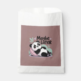 Sacolinha Cute Lazy Panda – “Maybe Later” Relaxing Panda