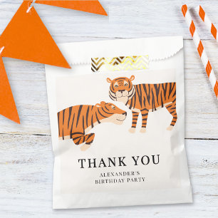 Sacolinha Cute Safari Tiger - Bolsas a favor das crianças