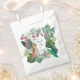 Sacolinha Cute Tiger Jungle Safari Obrigado Baby Shower