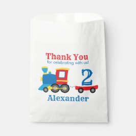 Sacolinha Cute Train Birthday Party