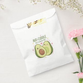 Sacolinha Cute You Complete Me Kawaii Avocado Couple