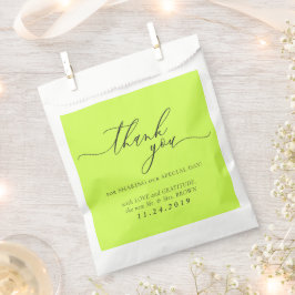 Sacolinha Cyber Lime Jet Black Formal Minimalist Wedding