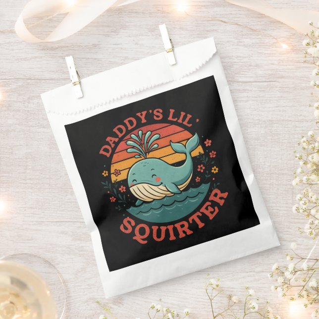 Sacolinha Daddys Little Whale (Cortado)