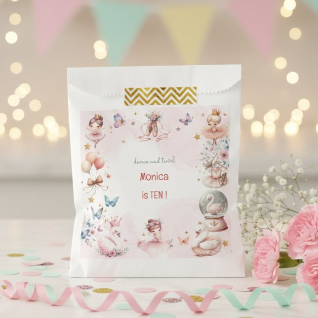 Sacolinha Dança e balé de bailarina giratória (Criador carregado)