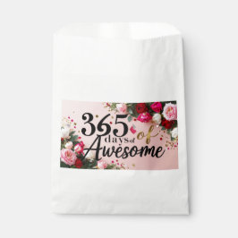 Sacolinha de compras de contagem regressiva floral