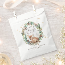 Sacolinha Deer Winter Woodland Cold OutChá de fraldas