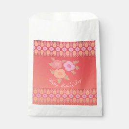 Sacolinha Delicar Floral Com Rosa