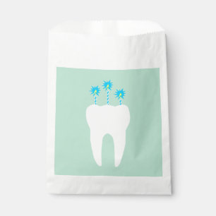 Sacolinha Dente da celebração com velas