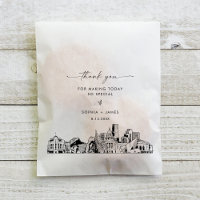Denver Skyline Wedding Obrigado Por Bolsas Favoráv