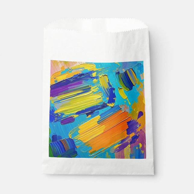 Sacolinha Design de abstrato de arte expressa poster (Frente)