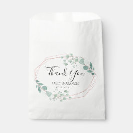 Sacolinha design de casamento obrigado você