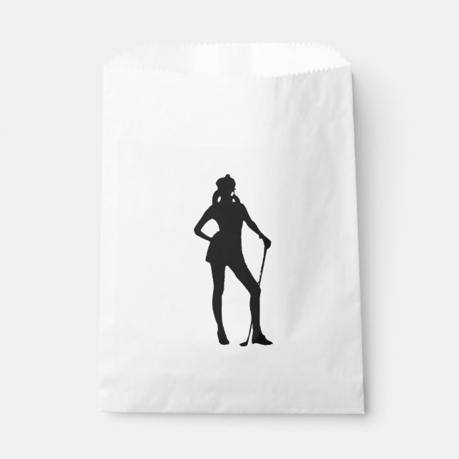 Sacolinha Design de Esporte de Golfe Feminino (Frente)