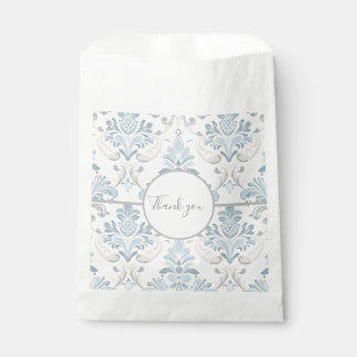 Sacolinha Design de rolagem azul e cinza