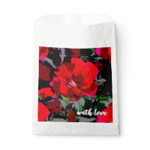 Design Floral Retro Vermelho Poppy