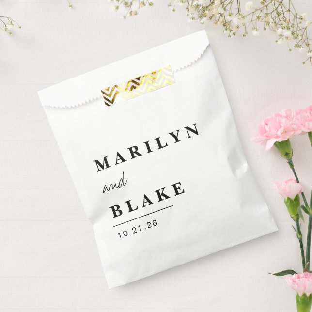 Sacolinha Despedida de Casamento Simples Elegante Bag (Selado)