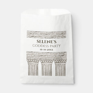 Sacolinha Deusa com texto personalizado e elementos de pedra