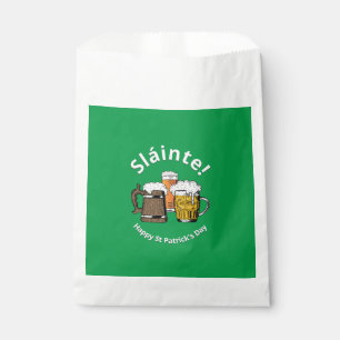 Sacolinha Dia de São Patrício FELIZ, Sláinte Beers Verde