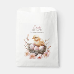 Sacolinha Dificultar Ninho de Páscoa de Aquarela Ovo e Pinti