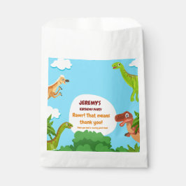 Sacolinha Dino Festa de aniversário Favor Bolsas