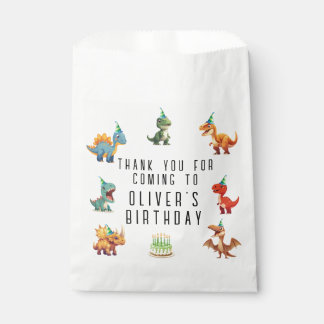 Sacolinha Dinsoaur aniversário,watercolor t-rex, bolsa de fa