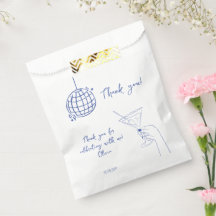 Disco Ball Retro Birthday cocktail obrigado por fa