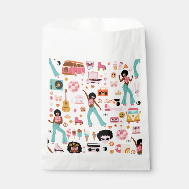 Sacolinha discoteca de 1970, alienígena africana (Frente)