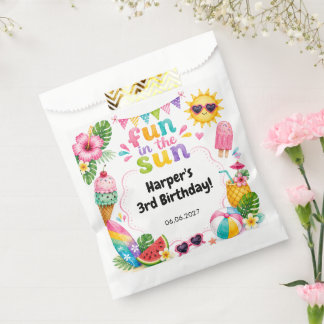 Sacolinha Diversão ao Sol Aniversário de Verão Tropical