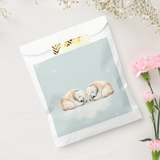 Sacolinha Dobrar os Ursos Polares Gêmeos (Selado)