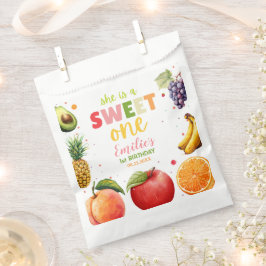 Sacolinha Doce Bacia de primeiro aniversario de Uma Fruta, F