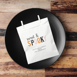 Sacolinha Doce Colorido E Spooky Feliz Dia das Bruxas