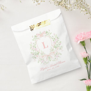 Sacolinha Doce doce com Arcos cor-de-rosa Chá de panela mo